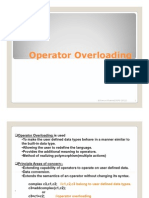 Operator Overloading Operator Overloading Operator Overloading Operator Overloading
