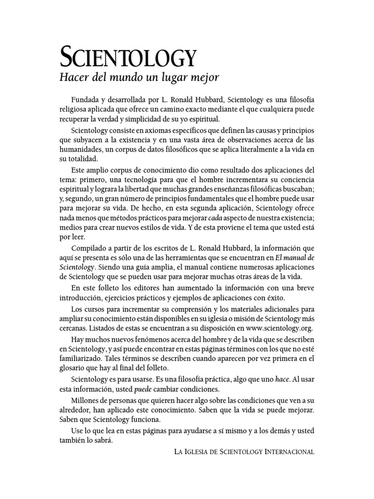 Admin Scientology | PDF | Planificación estratégica | Planificación