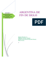 Argentina de Fin de Siglo
