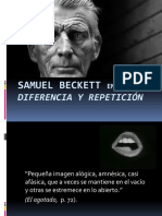 Samuel beckett en diferencia y repetición