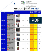 Lista Nuevo Seisa #68