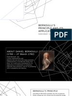 Bernoulli'S Principle and Its Application: Physics Project - Kevin Shijo Xi-B