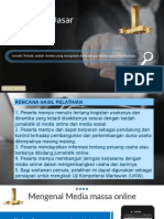 PELATIHAN JURNALISTIK DASAR Oleh INBISNIS