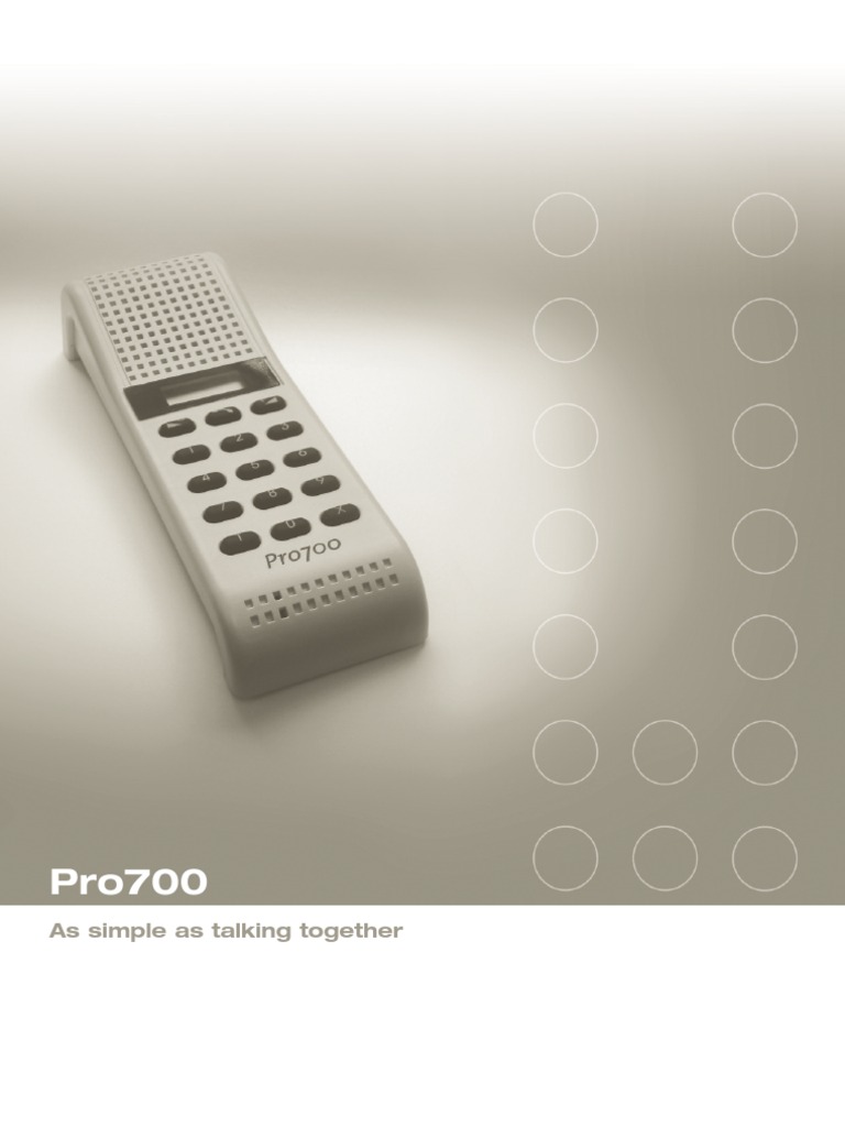 Pro700: Efficient Communication Solution | PDF | Computing And ...