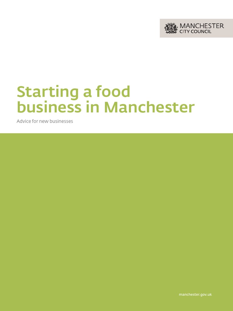 Starting A Food Business in Manchester Advice For New Businesses PDF