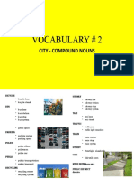 Vocabulary # 2: City - Compound Nouns