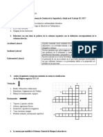 Evaluación de Conocimiento en SG-SST