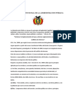 Estructura Funcional de La Administracion Publica