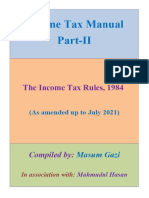 The Income Tax Rules 1984 Updated Up To July 2021