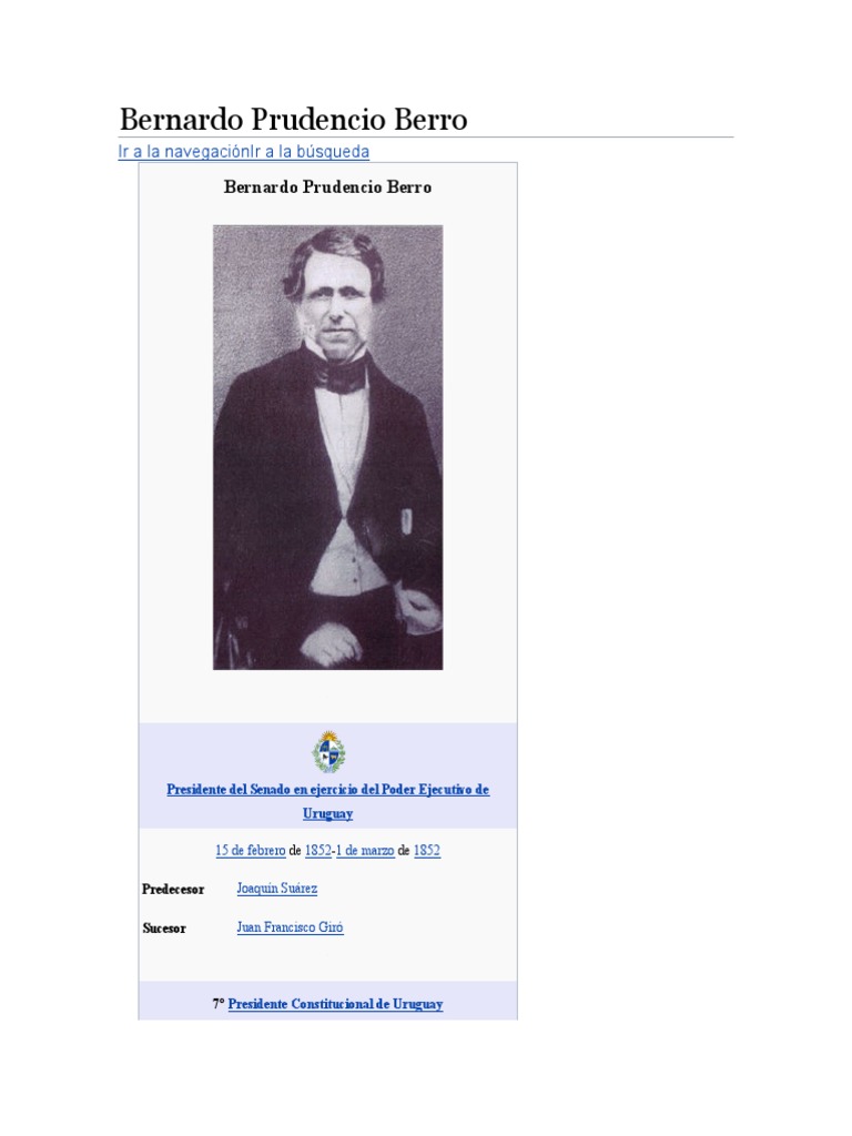 La presidencia de Bernardo Berro y el auge económico de Uruguay en la