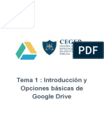 Tema 1 - Introducción y Opciones básicas de Google Drive (1)