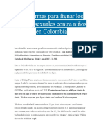 Tres Armas para Frenar Los Abusos Sexuales Contra Niños en Colombia-ACTIVIDAD 4