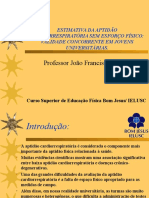 ESTIMATIVA DA APTIDÃO CARDIORRESPIRATÓRIA SEM ESFORÇO FÍSICO VALIDADE CONCORRENTE EM JOVENS UNIVE