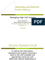 Quality Information and Referral Service Delivery: Managing High Call Volume