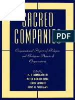 Sacred Companies Organizational Aspects of Religion and Religious Aspects of Organizations 1998