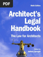 Download Architects legal handbook - the law for architects 9th edition by Steven Cohen SN52186815 doc pdf