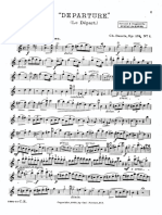 IMSLP244805-PMLP396810-Dancla - 3 Pieces Op178 Le Depart Larrivee Le Retour for 4 Violins Saenger Violin1