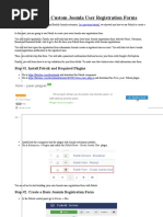 Fabrik and Custom Joomla User Registration Forms2