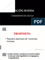 Sem 4 - Sesión 10 - Funciones Inversas