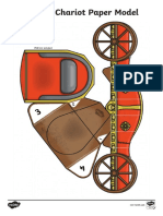 3D To Printo D Roman Chariot Paper Model - Ver - 5