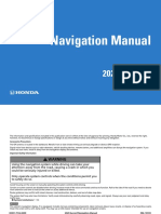 Navigation Manual: 2020 ACCORD