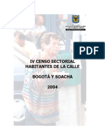 2004-IDIPRON-IV Censo Habitantes de Calle