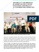 06-12-2017 Inauguran Astudillo y Navarrete El Congreso Del Sindicato de La STYPS