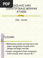 Download ISOLASI DAN IDENTIFIKASI MINYAK ATSIRI 2010 by Binti Lailatul Fitri SN52187245 doc pdf
