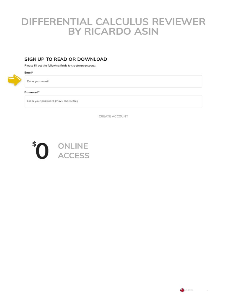 Differential Calculus Reviewer by Ricardo Asin PDF