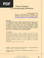 (P.) PASSETI, Dorothea Voegeli. Pierre Clastres e antropologia libertária
