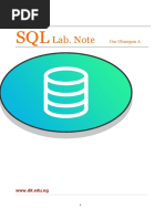 SQL Cheat Sheet