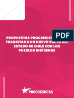 Propuestas Progresistas para Transitar A Un Nuevo Pacto Del Estado de Chile Con Los Pueblos Ind - Genas
