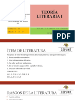 Teoría Literaria I