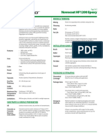 Novocoat HF1200 Epoxy: Selection & Specification Data Mixing & Thinning