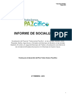 Informe Cam - Gestión Social 10 Al 28 Febrero 2019