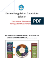 Desain Pengolahan Data Mutu Sekolah