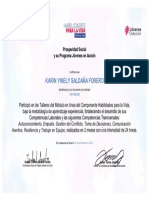 Certificado HPV