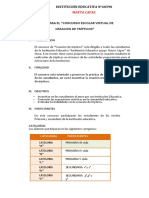 Bases para El Concurso de Creación de Trípticos