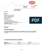 Safety Data Sheet: Product Name MSDS Number Revision Date Revision Number 2 Issuing Date