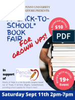 Penny University Book Fair Poster