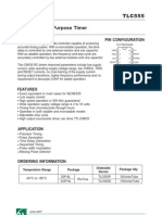 CMOS General Purpose Timer: Description Pin Configuration