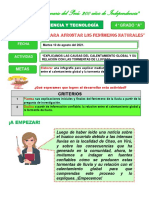 Día 2 - Ciencia y Tecnología - Explicamos Las Causas Del Calentamiento Global y Su Relación Con Las Tormentas de Lluvias.-10-8