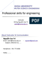 Bach Khoa University: Professional Skills For Engineering