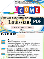 Virtual Learning Environment: Louissians