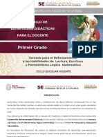 Primer Grado: Ciclo Escolar 2020-2021 Cuadernillo de Trabajo para El Alumno Primer Grado