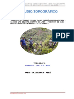 Informe Topografico Carretera Chambamontera Las Delicias