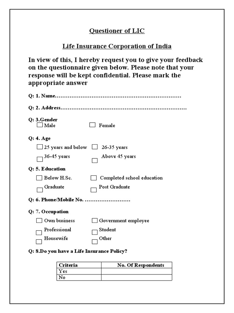 Q: 1. Name Q: 2. Address Q: 3.gender | PDF | Insurance | Life Insurance