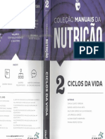 Coleção manuais da nutrição - vol. 2. Ciclos de vida 1. ed. - www.meulivro.biz