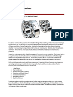 How Bearings Fail and How to Prevent It