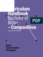 Curriculum Handbook Composition (The Hague)